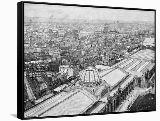 Paris, France - View from La Tour Eiffel-null-Framed Stretched Canvas