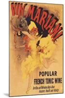 Paris, France - Vin Mariani Dancing Girl Pouring Wine Promotional Poster-Lantern Press-Mounted Art Print
