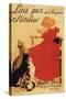 Paris, France - Vingeanne Milk Girl with Cats Advertisement Poster-Lantern Press-Stretched Canvas