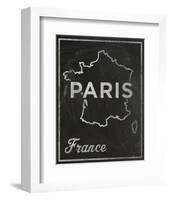 Paris, France-John Golden-Framed Art Print