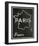 Paris, France-John Golden-Framed Giclee Print