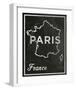 Paris, France-John Golden-Framed Giclee Print