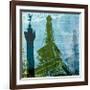 Paris (French Blue)-Maura Allen-Framed Art Print