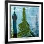 Paris (French Blue)-Maura Allen-Framed Art Print