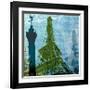 Paris (French Blue)-Maura Allen-Framed Art Print