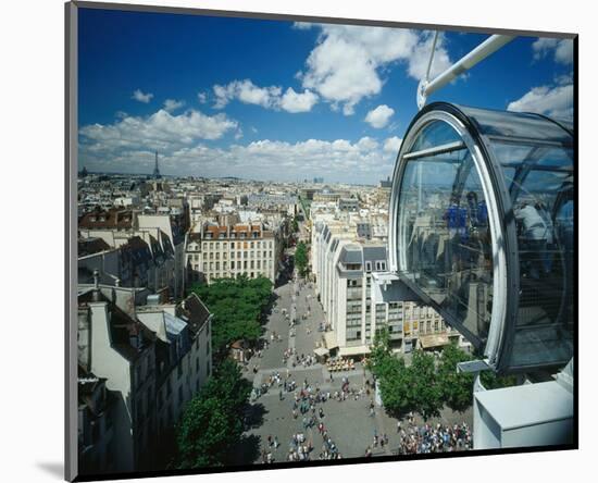 Paris from Centre Pompidou-null-Mounted Art Print