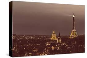 Paris from Notre Dame-Shelley Lake-Stretched Canvas
