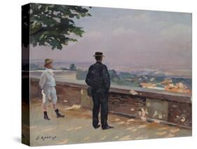 Paris from the Observatory at Meudon-Jules Ernest Renoux-Stretched Canvas