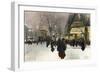 Paris, Grands Boulevards-F Giusto-Framed Art Print
