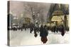 Paris, Grands Boulevards-F Giusto-Stretched Canvas