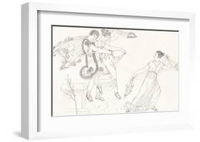 Paris, Helen and Cassandra-Thomas Baxter-Framed Art Print