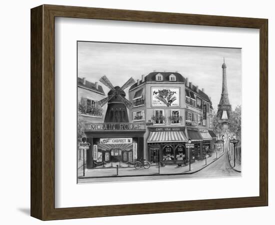 Paris Highlights II-Marilyn Dunlap-Framed Art Print