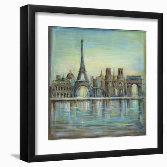 Paris Highlights-Marilyn Dunlap-Framed Art Print