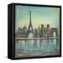 Paris Highlights-Marilyn Dunlap-Framed Stretched Canvas