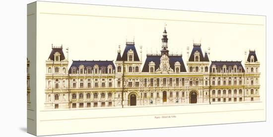 Paris, Hotel de Ville-Libero Patrignani-Stretched Canvas