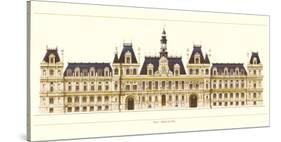 Paris, Hotel de Ville-Libero Patrignani-Stretched Canvas