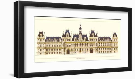 Paris, Hotel de Ville-Libero Patrignani-Framed Art Print