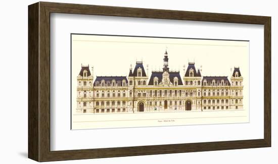 Paris, Hotel de Ville-Libero Patrignani-Framed Art Print