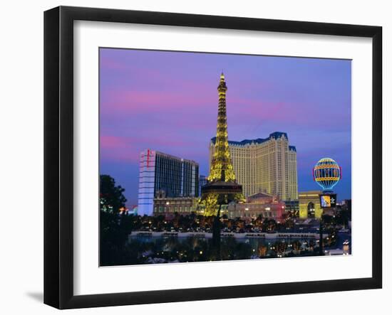 Paris Hotel, Las Vegas, Nevada, USA-Gavin Hellier-Framed Photographic Print