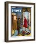 "Paris Hotel" Saturday Evening Post Cover, July 14, 1956-Constantin Alajalov-Framed Giclee Print