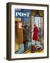 "Paris Hotel" Saturday Evening Post Cover, July 14, 1956-Constantin Alajalov-Framed Premium Giclee Print