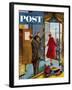 "Paris Hotel" Saturday Evening Post Cover, July 14, 1956-Constantin Alajalov-Framed Giclee Print