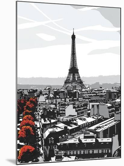 Paris I-Jo Fairbrother-Mounted Art Print