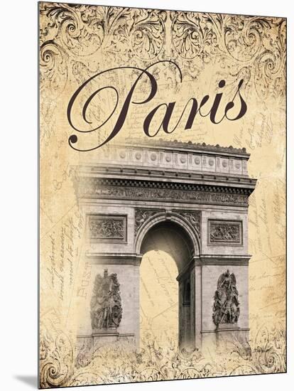 Paris II-Todd Williams-Mounted Art Print