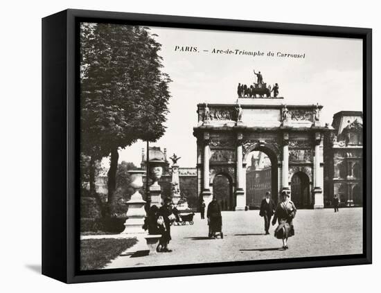 Paris II-Gwendolyn Babbitt-Framed Stretched Canvas