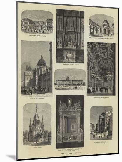 Paris Illustrated-Auguste Victor Deroy-Mounted Giclee Print