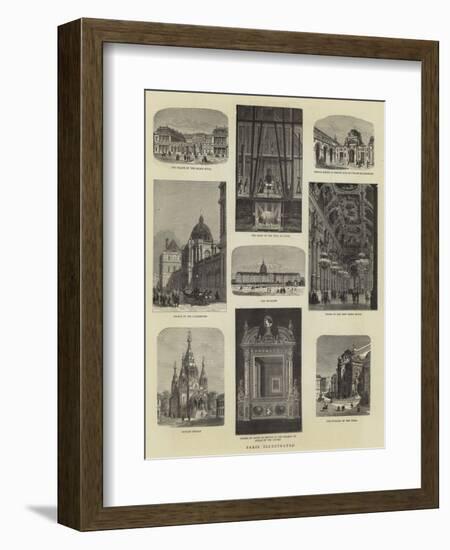 Paris Illustrated-Auguste Victor Deroy-Framed Giclee Print