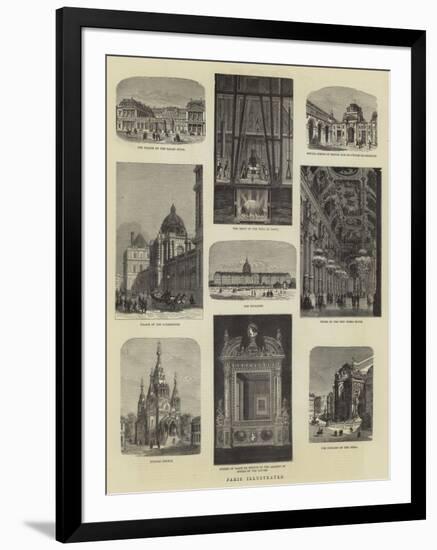 Paris Illustrated-Auguste Victor Deroy-Framed Premium Giclee Print