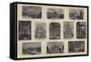 Paris Illustrated-null-Framed Stretched Canvas