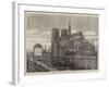 Paris Improvements, Notre Dame Restored, the New Spire-Felix Thorigny-Framed Giclee Print