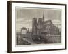 Paris Improvements, Notre Dame Restored, the New Spire-Felix Thorigny-Framed Giclee Print