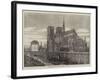 Paris Improvements, Notre Dame Restored, the New Spire-Felix Thorigny-Framed Giclee Print