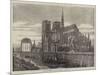 Paris Improvements, Notre Dame Restored, the New Spire-Felix Thorigny-Mounted Giclee Print