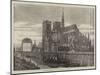 Paris Improvements, Notre Dame Restored, the New Spire-Felix Thorigny-Mounted Giclee Print