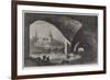 Paris Improvements, the Palais De Justice, Sainte Chapelle, and Pont Au Change-Dieudonne Auguste Lancelot-Framed Giclee Print