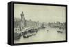 Paris in 1658, 1915-Ph Benoist-Framed Stretched Canvas