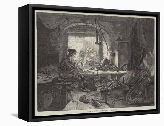 Paris in 1848-Frederick Goodall-Framed Stretched Canvas