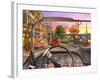 Paris in a Car (Variant 1)-Dominic Davison-Framed Art Print