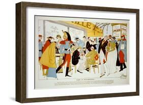 Paris in Half-Mourning-Ralph Barton-Framed Art Print