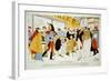 Paris in Half-Mourning-Ralph Barton-Framed Art Print