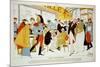 Paris in Half-Mourning-Ralph Barton-Mounted Premium Giclee Print