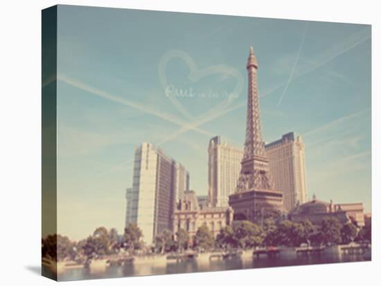 Paris in Las Vegas-Charlene Precious-Stretched Canvas