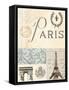 Paris in Memory-Marco Fabiano-Framed Stretched Canvas