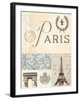 Paris in Memory-Marco Fabiano-Framed Art Print