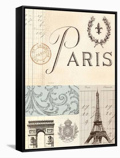 Paris in Memory-Marco Fabiano-Framed Stretched Canvas