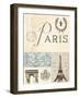 Paris in Memory-Marco Fabiano-Framed Art Print